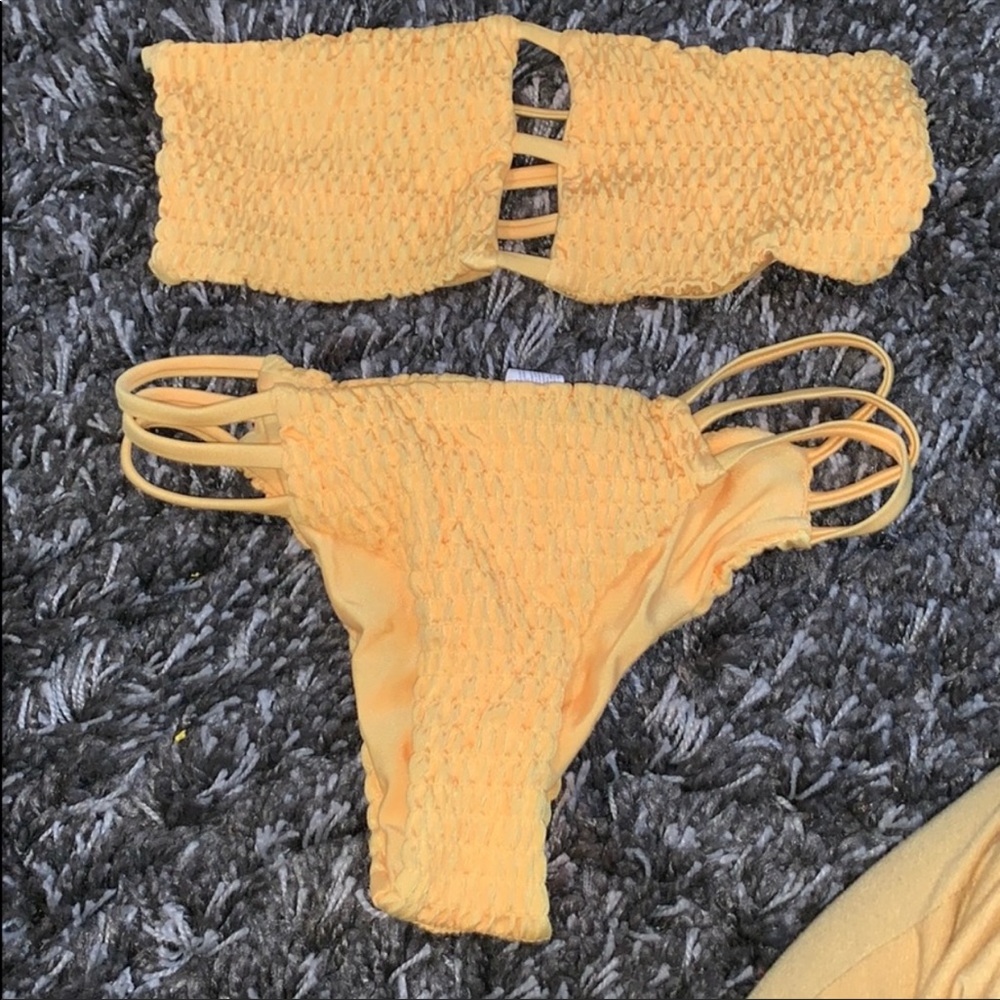 Yellow bikini set